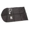 4PCS Suit Bag Garment Bag Black Non Woven Fabric Dustproof Breathable Clear Window Design Dress Cover for Adult Dress