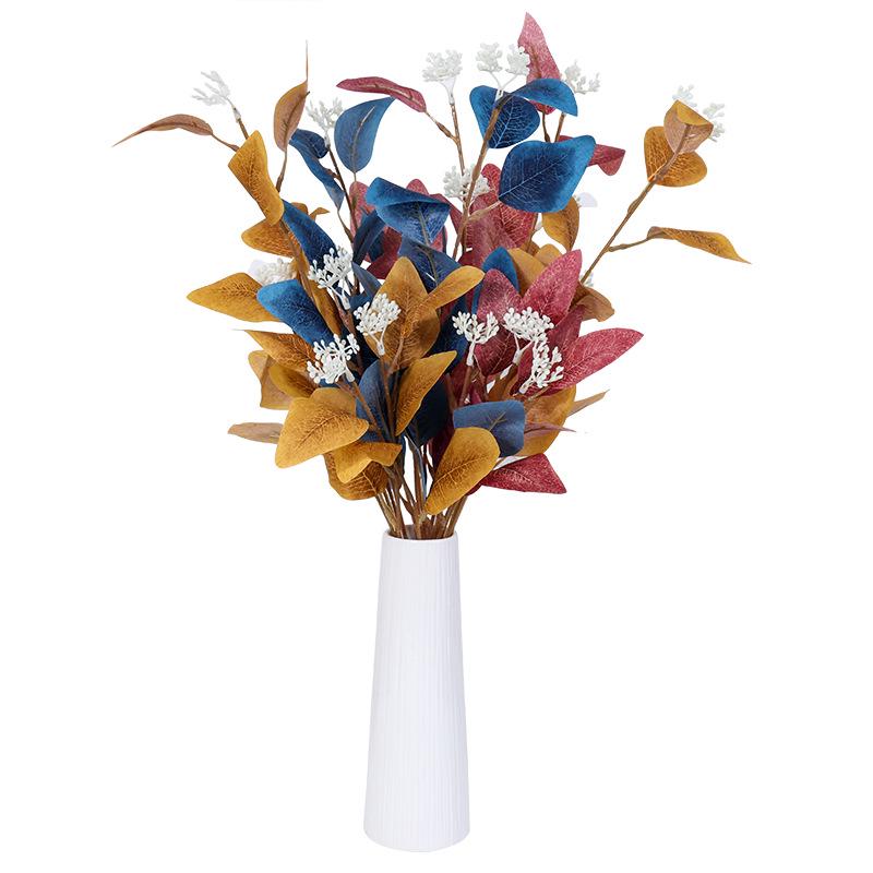 Искусственные листья эвкалипта с фруктами и цветами для домашнего или свадебного декора