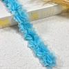10 ярдов Новая 5 см Ширина Шифоновые Цветы Кружево Многоцветное 3D DIY Кружево Ручной работы Оборка для Аксессуаров Одежды
