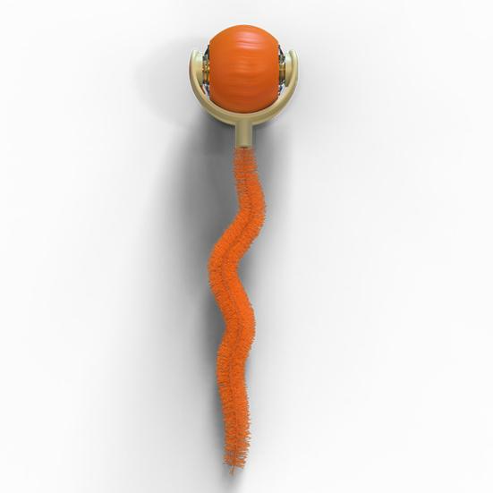 Интерактивная игрушка-мяч для кошек, перезаряжаемый через USB, автоматический движущийся мяч с плюшевым хвостом, умная головоломка для домашних животных для занятий спортом в помещении, снятия стресса