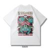 Japanese Harajuku Pokémon Cartoon Printed Tshirt Summer New Mens and Womens Plus Size Trend Loose Casual Shortsleeved Top
