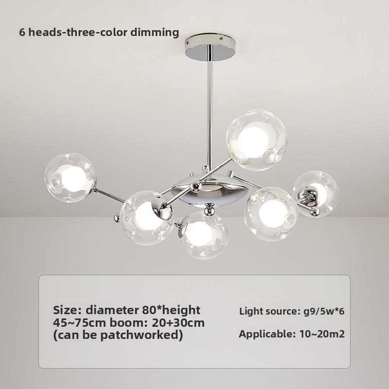 Современная минималистичная люстра для столовой, спальни, главной спальни, креативная, с индивидуальностью