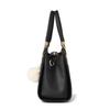 Yogodlns Large Capacity Women Top Handle Bags Fashion Middle Age Mom's Bag Single Shoulder Crossbody Bag PU Leather Hairball Handbag