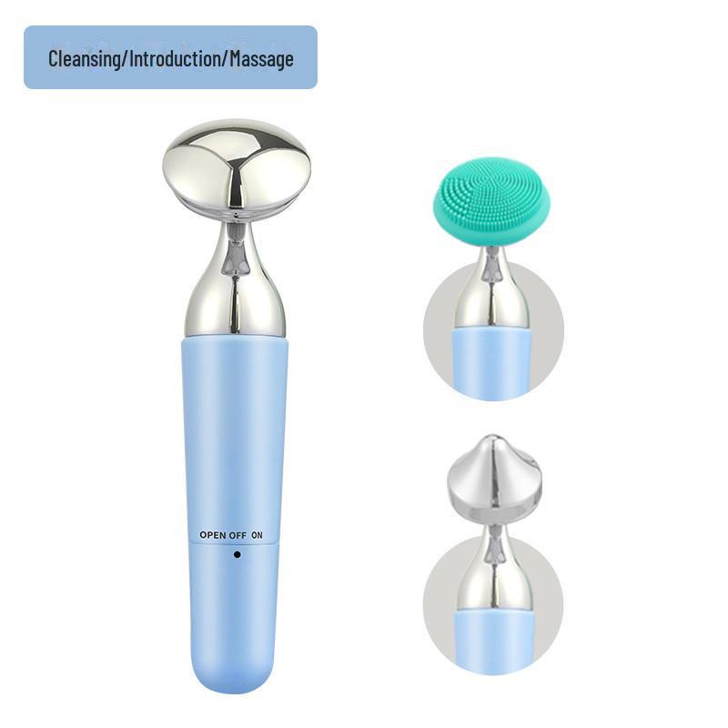 Electric Facial Cleanser: Lifting & Firming Beauty Tool, Vibration Massager, Ion Introduction Device.