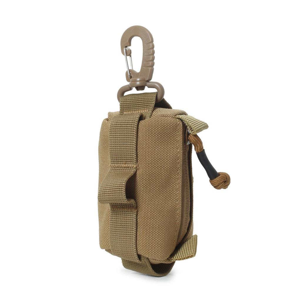 Portable Camouflage Tactical EDC Pouch: Outdoor Anti-Lost Phone, Coin, Key, and Card Holder