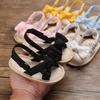 Infant Baby Girls Bow Sandals Casual Beach Shoes Anti-Slip Newborn Toddler Prewalker First Walking Shoes 0-18M