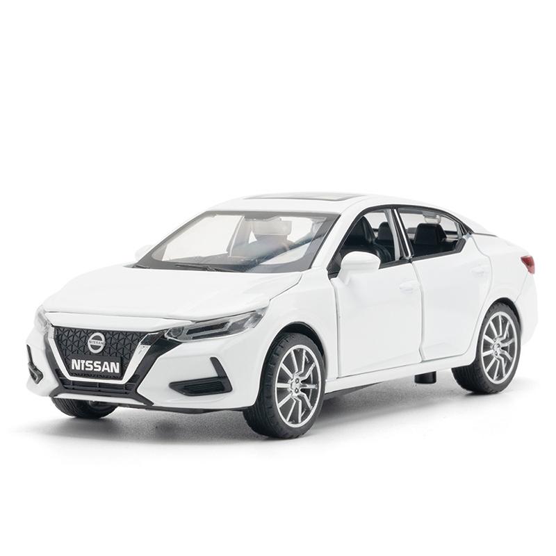Литая под давлением модель автомобиля SYLPHY 1/32, коллекция игрушечных транспортных средств, звуки, подарки для детей