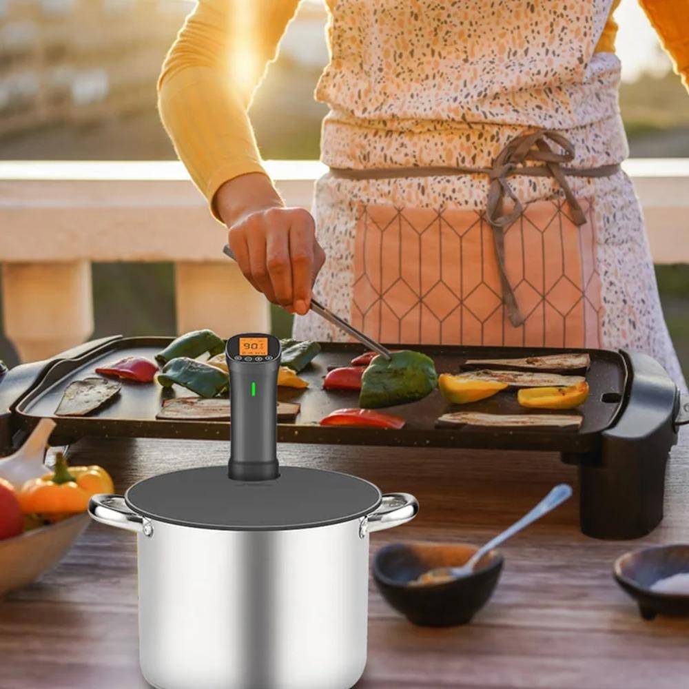 Сохраняет влагу и вкус, силиконовая крышка Sous Vide, прецизионная кулинарная плита, силиконовые крышки для кухни