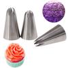 Medium Sized Icing Pipe Pastry Nozzle Skills Baking Tools Stainless Steel Nozzle