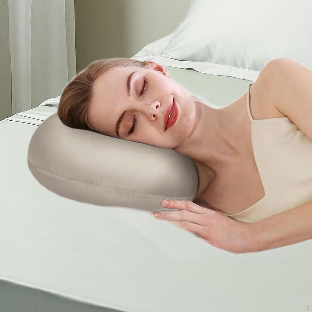 Подушка для пирсинга уха для спящих на боку, поддержка головы и шеи, дышащая, для ношения наушников и серег