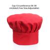 Fashion Kitchen Elastic Working Cap Adjustable Chef Hat Uniform Hat