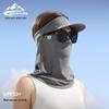 Women's Summer Golf Ice Silk Face Mask - Breathable Mesh Sunscreen