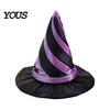 Desktop Halloween Decor 3D Printed Spiral Witch Hat Passthrough Fidget Toy, Decorative Props Sensory Stress Relief Toy for Kids Adults, Party