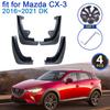 4x для Mazda CX3 CX-3 CX 3 2016 2017 2018 DK брызговики Fender New Guard аксессуары для стайлинга автомобилей