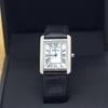 New Top Quality Leather Strap Quarts Watch Simple Square Rome Women's Wristwatch Neutral Couple Watch Sapphire Ladies Watch
