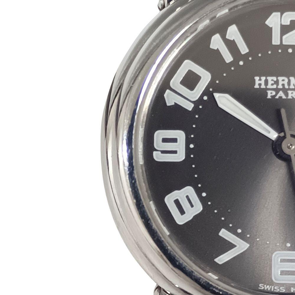 Used HERMES Pullman Date Quartz Ladies Watch Genuine / C1323