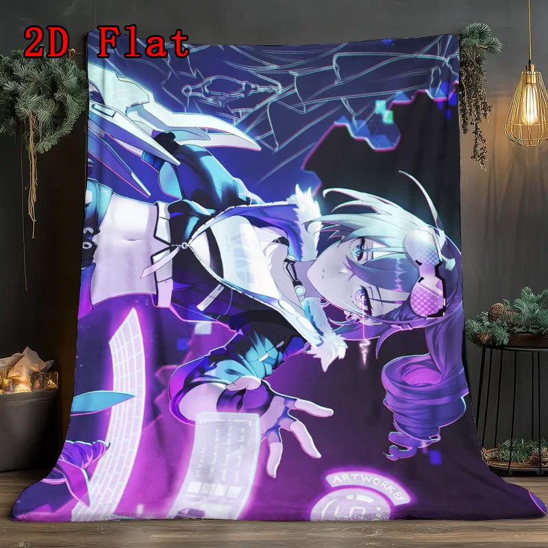 Silver Wolf 2D Flat Pattern Flannel Blanket High quality All Seasons Warmth and Comfort Perfect for Christmas Gifts.NMT0928613
