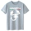 Abarth Scorpion 100% Хлопковая Мужская Футболка Abarth Scorpion Белый Черный Автомобили Спорт Гоночный Италия Тюнинг Двигателя Раллийный Автомобиль Мужская Футболка