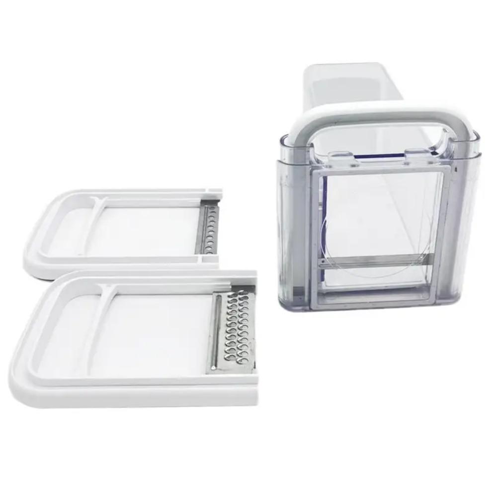 Plastic Cheese  Slicer with 3 Metal Blade Cheese Grater Butter Box Cheese Chopper  Bread