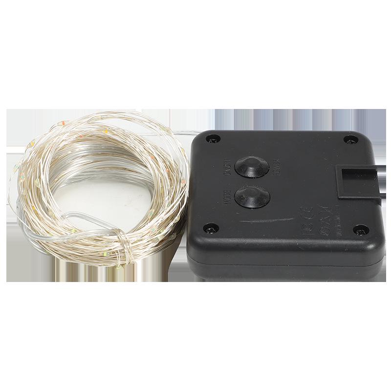 Светодиодный солнечный медный провод Happy Birthday Декоративный уличный дворовый светильник с 8 функциями