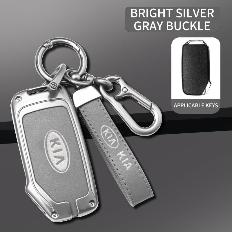 Zinc Alloy Car Styling Key Case Cover Accessories For Kia Sportage 2023 2024 Ray Sorento Soul Telluride Cerato 2020 K5 K8 2022 HW8