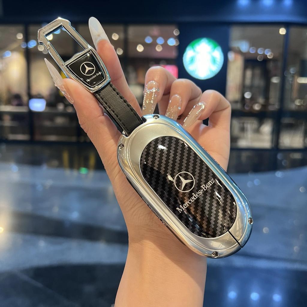 ULA5 Suitable for Mercedes-Benz car key cover A C E S-class A200L C260L E300L GLC300 GLE GLA high-end leather protective case