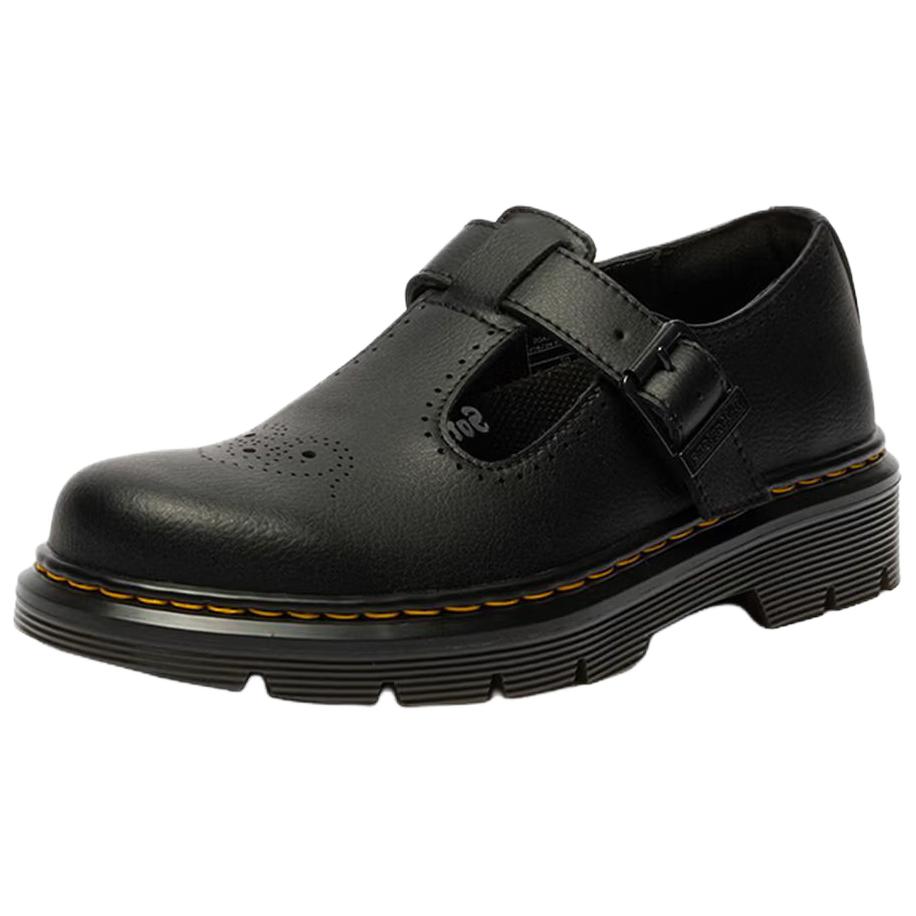 Dr. Martens Повседневные кожаные универсальные удобные туфли Мэри Джейн на толстой подошве Женская обувь Черные 42899001