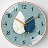 Modern Simple Fashion Wall Clock Non-punching Silent  Non-ticking Wall Clock for Wall Decoration Living Room Bedroom Kitchen