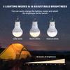 Camping Lamp Outdoors Lamp USB LED Adjustable Brightness Warm/White/Warm White Light for Camping Hiking Emergency Portable Light