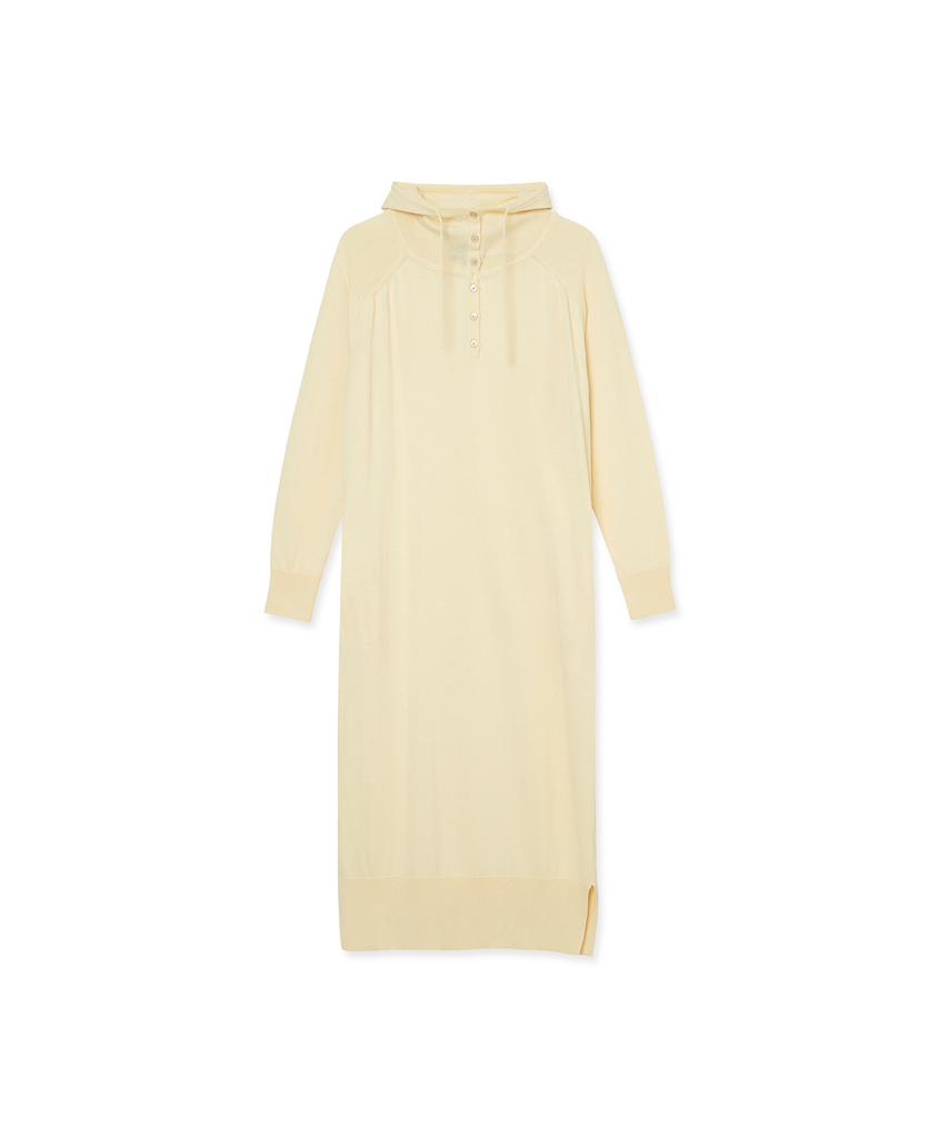 Iolo Organic Hooded Dress_Ivory