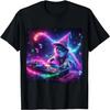 PLUR DJ Vibes Триповый Кот Фестиваль EDM Рейв Необходимая Новинка Футболка