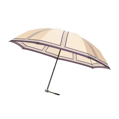 Зонт складной MOONBAT 55см принт 10878 бежевый [КОЛЛЕКЦИЯ LANVIN] [Подарок] женский