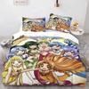 Мультяшный комплект пододеяльника и наволочки Mermaid Melody для взрослых и детей, украшение спальни, одинарный, двуспальный, большой размер