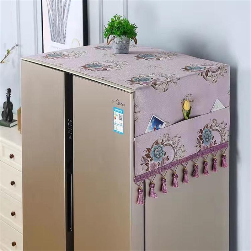 Европейский стиль Холодильник Пылезащитный Чехол Одинарный Открытый Двойной Дверной Стиральная Машина Духовка Микроволновая Печь Водонепроницаемый Чехол Полотенце Полотенце