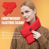 Heated Scarf Waterproof Fabric Fast Heating Electric Heated Scarf Rechargeable 3 Temp Settings Winter Scarf