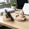 Paper Clip Holder Bathing Capybara Mobile Phone Holder, 3D Printed Animal Desk Organizer, Universal Cell Tablet Mount for Home Office Desktop
