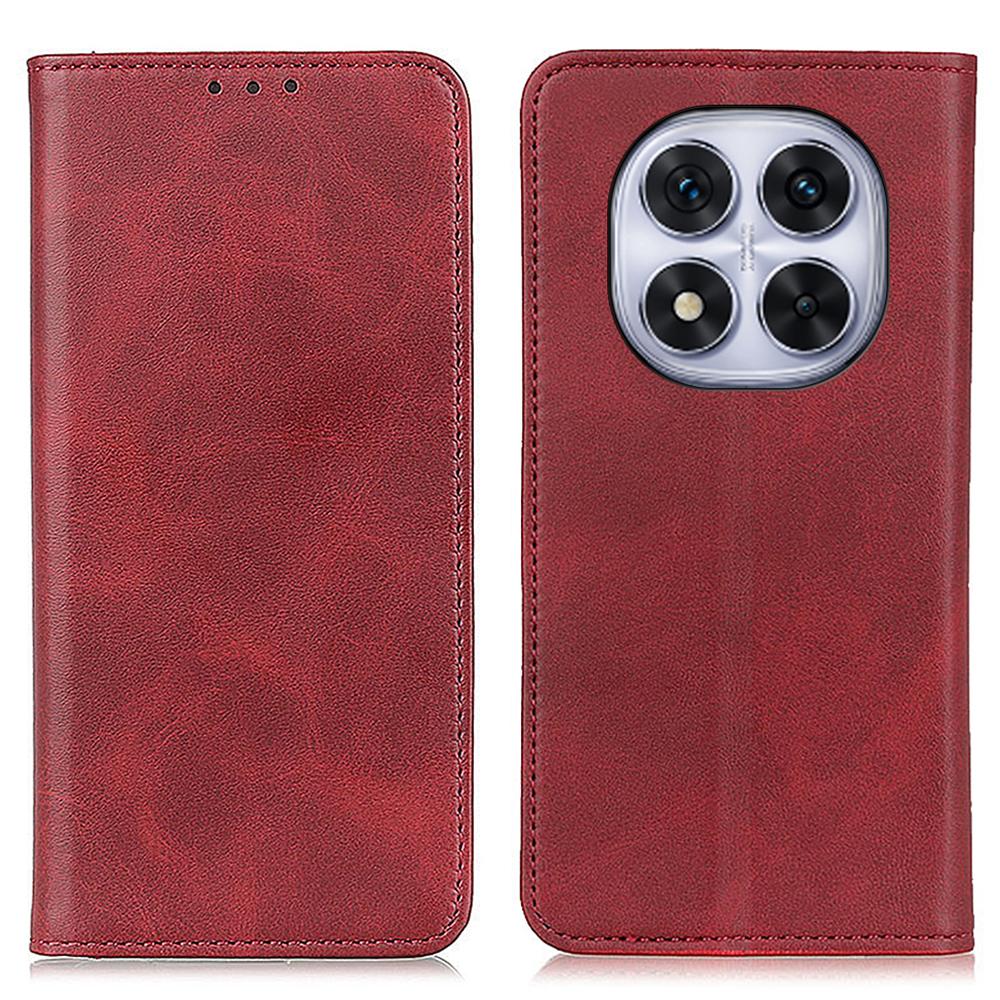 Чехол для Xiaomi Redmi Note 14 Pro 4G из спилковой кожи, откидной кошелек, чехол для телефона