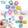 Кошачья лапка Keycap Брелок Механическая клавиатура Fidget Spinner Игрушка для снятия стресса Мягкий милый брелок для офисного стола Подарок от тревожности