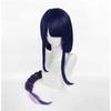 Аниме Баал, парик для косплея, игра Genshin Impact Shogun, женские 110 см, длинные градиентные фиолетовые плетеные волосы, парики из аниме Peluca
