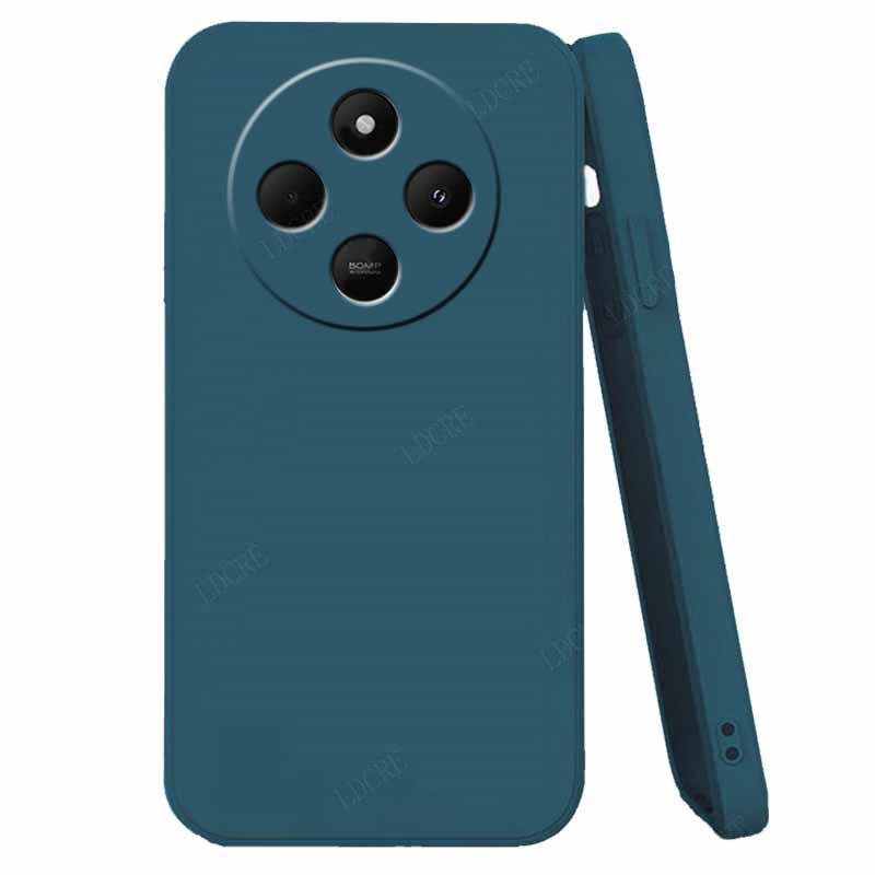 Для чехла Xiaomi Redmi 14C чехол Redmi 14C Capas Back жидкий силиконовый противоударный мягкий чехол TPU Redmi 14C 13C 12C 10 12 13 Fundas