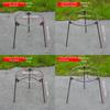 Reinforced Steel Camping Campfire Tripod Foldable Camping Grill Pot Rack  Camping Kitchen