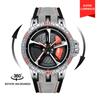 SVJ Men's Watch High-grade Wheel Hub Watch Three-dimensional Hollow RS7 Caliper Forged Sports Car Modification Watch