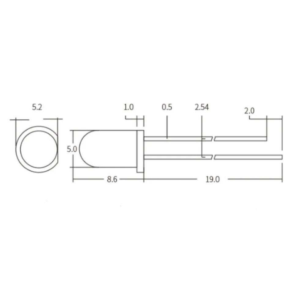 50/100 шт. 5 мм супер яркие светодиодные диодные многоцветные лампы белые/красные/желтые/зеленые/синие светодиоды электронные компоненты