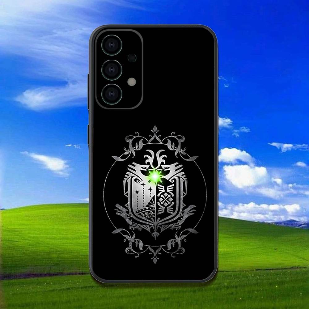 Чехол для телефона Game M-Monster-Hunter для Samsung Galaxy A13, A21s, A22, A31, A32, A52, A53, A71, A80, Мягкий черный корпус