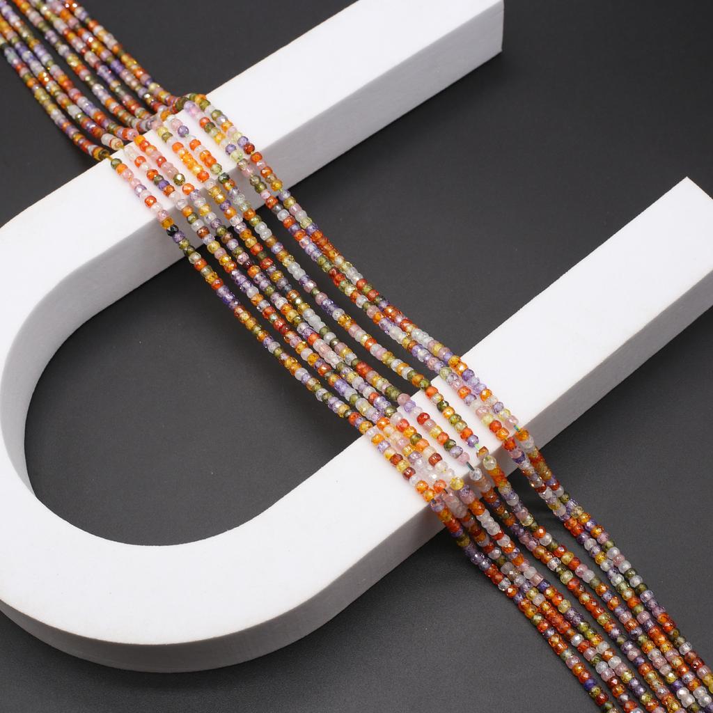 Beads Natural Stone Oval Zircon Faceted Beads Charms For Jewelry Making Diy Necklace Bracelet Earrings Accessory