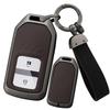 Ontto Honda Smart Key Case, Key Holder, Alloy + PU Leather, Key Cover, For