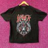 Футболка Slayer Goat с пентаграммой, окрашенная пигментом, 2XL