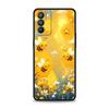 Honeybee Flower Pattern Phone Case For Oppo Reno 13 12 11 10 7 F Find X5 X6 A98 A80 A79 A78 A57 A54 A31 A17 Pro Soft TPU Cover