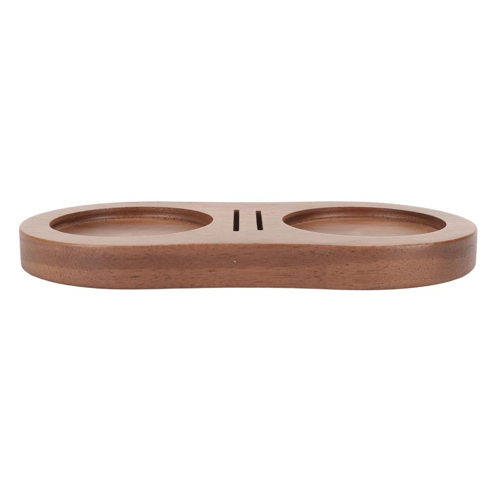 Compatible Wooden Tamper Stand Wooden Coffee Tamping Station Coffee Tamper Holder Coffee Station