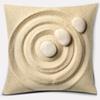 Buddha Zen Stone Flower Series Pillow Gift Home Office Decoration  Bedroom Sofa Car Cushion Cover 45x45cm40x40cm